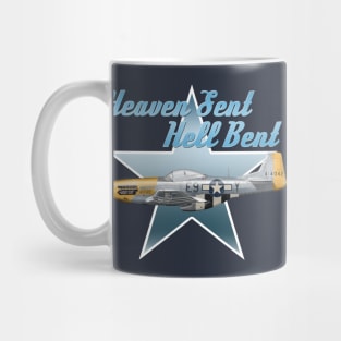 Heaven sent Hell bent P51 Mustang Mug